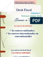 Droit Fiscal S4 - Professeur JNAH Abdelali Séance N°3-1