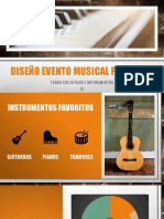 Diseño Evento Musical Principal