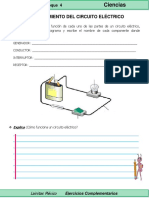 5to Grado - Ciencias - Funcionamiento Del Circuito Eléctrico PDF