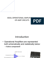 Ideal Operational Amplifier and Op-Amp Circuits