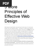 Download 5 More Principles of Effective Web Design 2008 by Darrell SN4645932 doc pdf