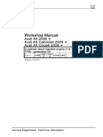 Audi A4 (2007-2016) Service Manual