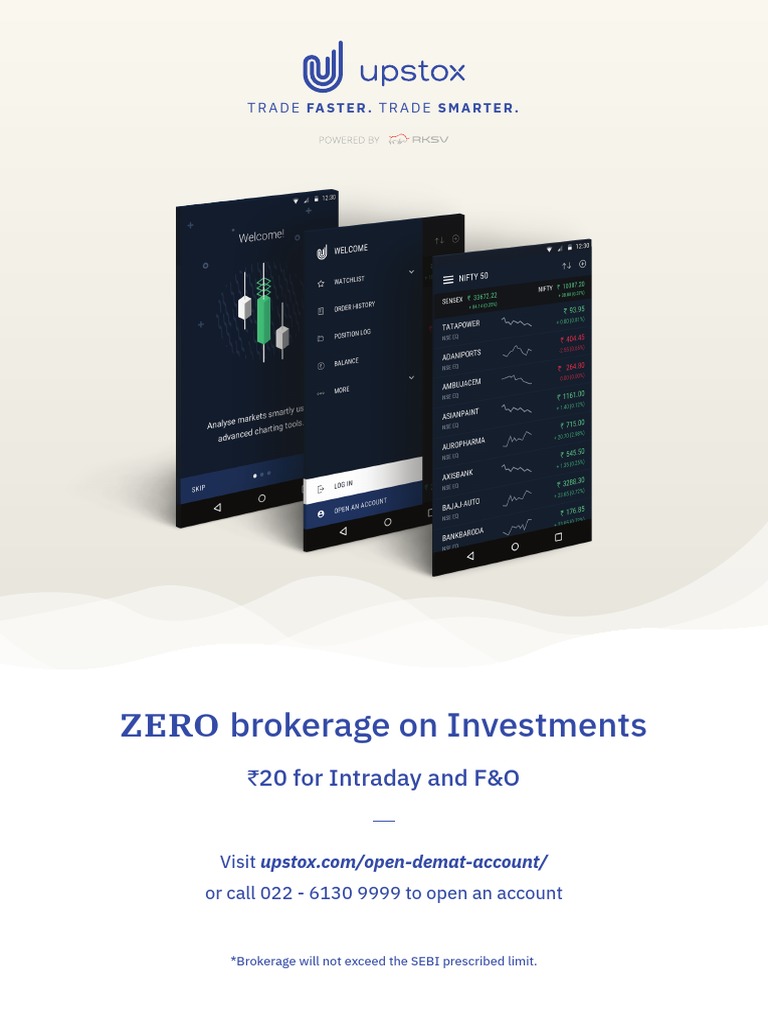 Upstox Zero Brokerage Investment Guide | PDF | Computers