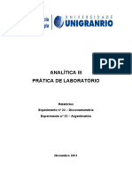 Relatório Volumetria do cromatrometria e argintimetria.docx