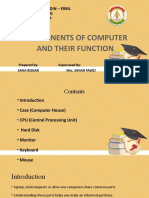 Components of Computer and Their Function