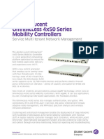Alcatel-Lucent Omniaccess 4X50 Series Mobility Controllers: Service Multi-Tenant Network Management