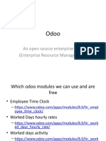 Odoo: Free Modules for Time Tracking and Accounting