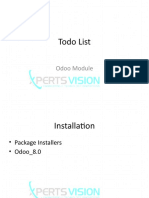 Todo List: Odoo Module