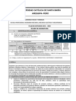 Silabo Circuitos Electricos I 2020 Cesar Castillo PDF
