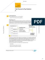 Explaining The Procure To Pay Solution Capabilities: Unit 1 Lesson 1