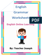 English Grammar Worksheets