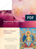 Beginning Here and Now - Beginning Meditation - Theory and Practice