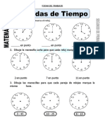 Relojes y tiempo: Problemas de conversión y cálculo de horas