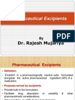 Pharmaceutical Excipients: Dr. Rajesh Mujariya