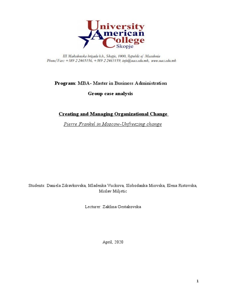 Group Case Analysis | PDF | Organizational Culture | Motivation