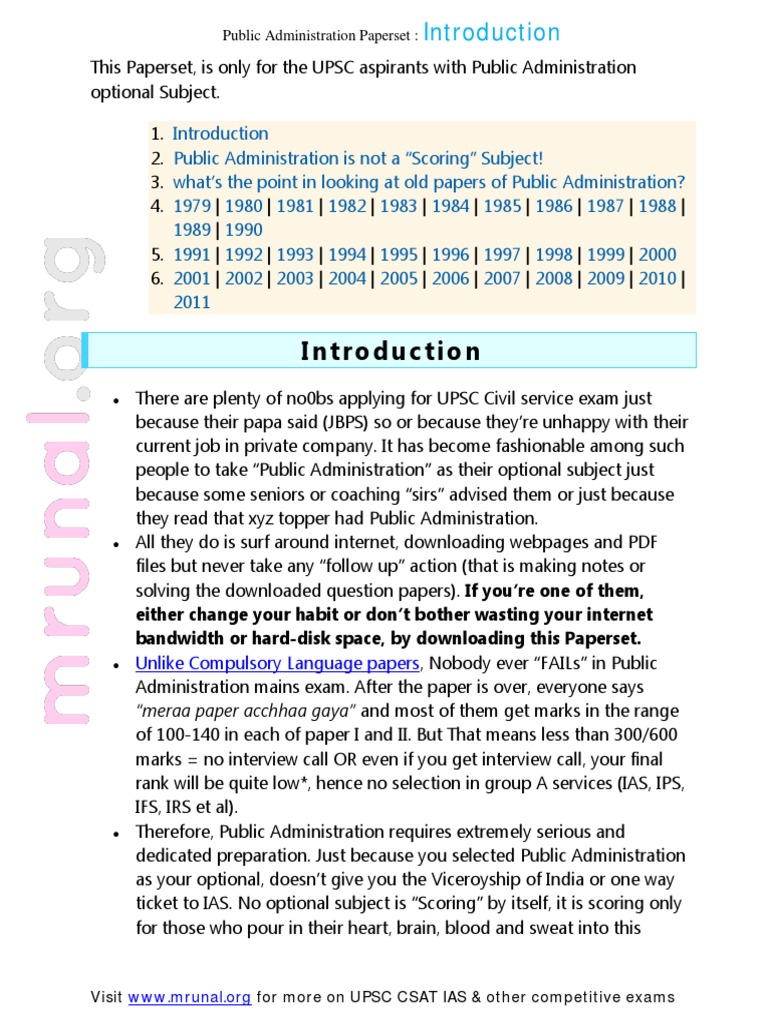Public Administration PDF | PDF | Employment | Public Administration