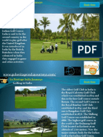 Golf Tourism in India