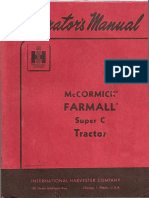 Farmall Super C Manual