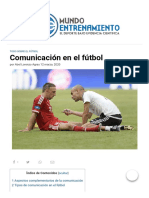 Comunicación en el fútbol _ Revista Mundo Entrenamiento