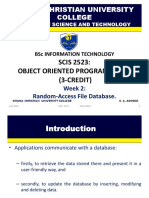 Week 2-Introduction To Database Access