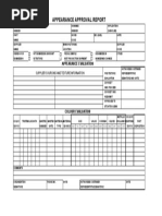 Cópia de Appearance Approval Report