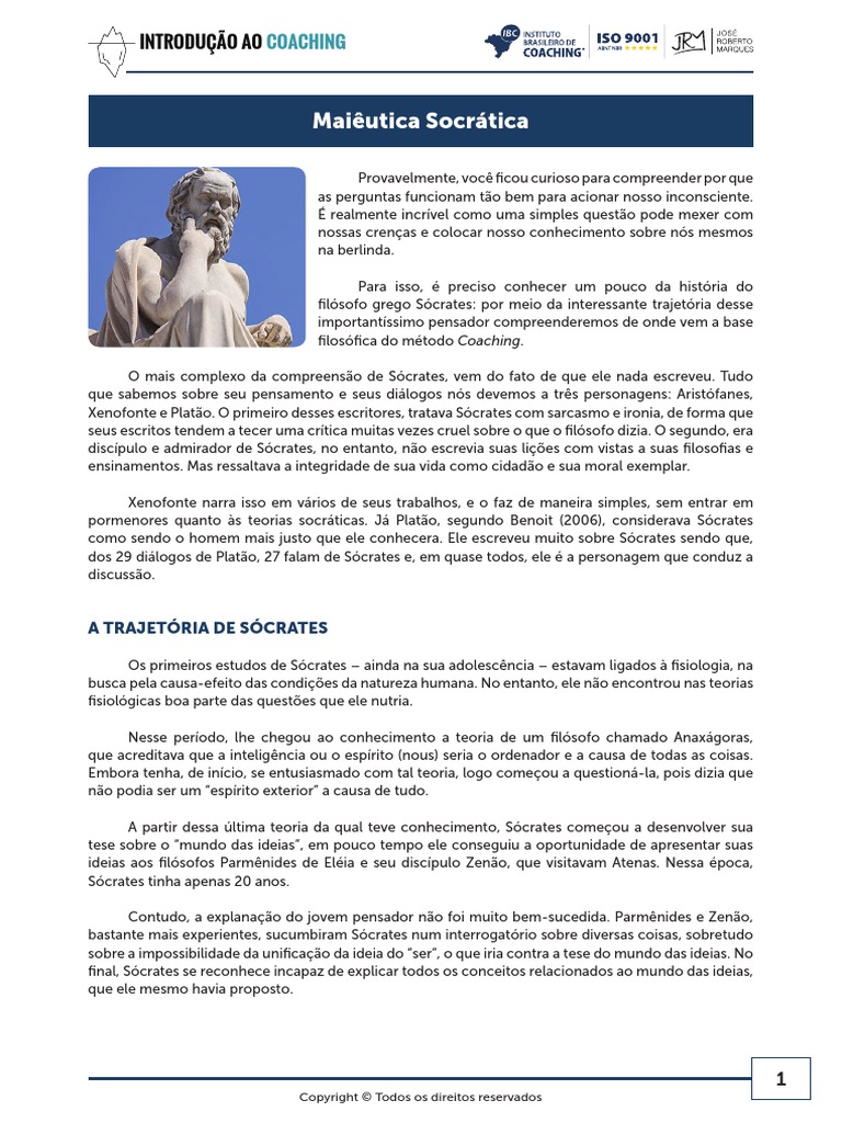 05 Maieutica Socratica PDF | PDF | Sócrates | Platão