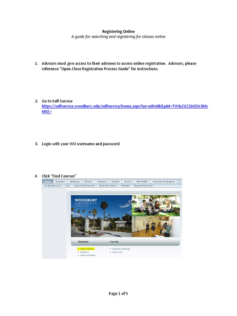 Online Class Registration Guide | PDF | Hashtag | Search Engine ...