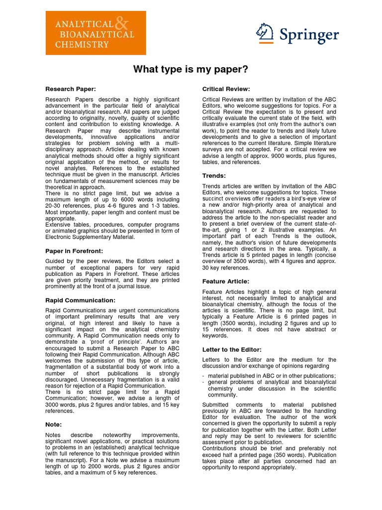 Types of Research Papers Explained | PDF | Academic Publishing | Inquiry