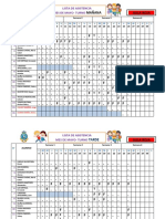 LISTA DE ASISTENCIA DE NIÑOS CLASE VIRTUAL SIIII