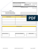 Reporte de Actividades Periódicas