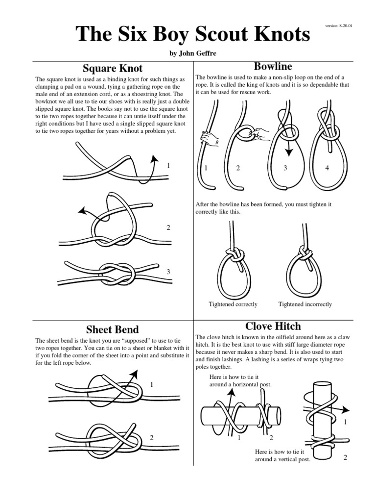 six-boy-scout-knots-knot-rope-prueba-gratuita-de-30-d-as-scribd