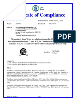 Certificate of Compliance: Tai Pham