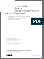 Memorias, Violencias, Cotidianidades y Reconfiguraciones Temporales en El Cuerpo PDF
