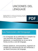 Las Funciones Del Lenguaje v2 PDF