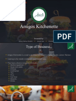 Amigos Kitchenette Restaurant Menu in Lahore