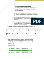 Funciones y relaciones matemáticas