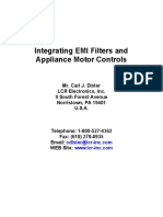 Integrating EMI Filters and Appliance Motor Controls