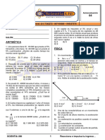 Aritmética: Autoevaluación