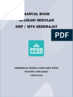 Buku Manual PPDB 2020 - Sekolah SMP MTS Sederajat - v1