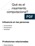 Que Es El Pensamiento Computacional PDF