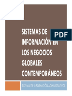 Sistemas de Información en Los Negocios Globales Contemporáneos