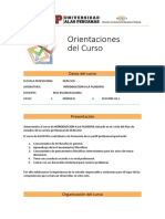 Orientaciones Del Curso FILOSOFIA.