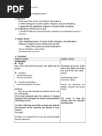 Grade 7 Figures of Speech Lesson Plan | PDF | Metaphor | Learning