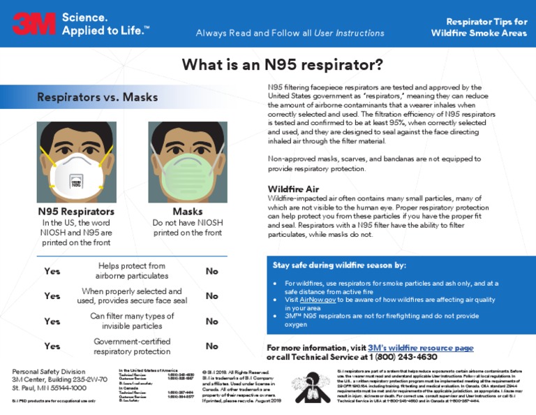 What Is An N95 Respirator? Respirators vs. Masks PDF Prevention