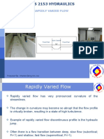 Rapidly Varied Flow: Prepared By: Charles Bong Hin Joo