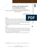 Tratamiento Informativo de La Guerra Hibrida de Rusia