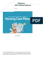 Nursing Care Plan (NCP) - Ultimate Guide and Database - Nurseslabs