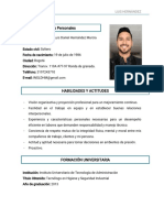 Perfil profesional Luis Hernández