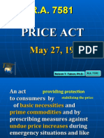 R.A. 7581: The Price Act Summary