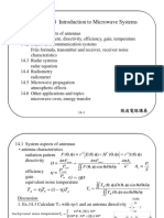 Introduction To Microwave Systems Notes PDF